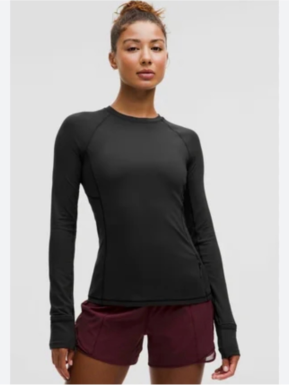 lululemon athletica Black Long Sleeve Performance Top